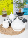 Bone China Tea & Milk Pot with Sugar Pot (Set of 3pcs)