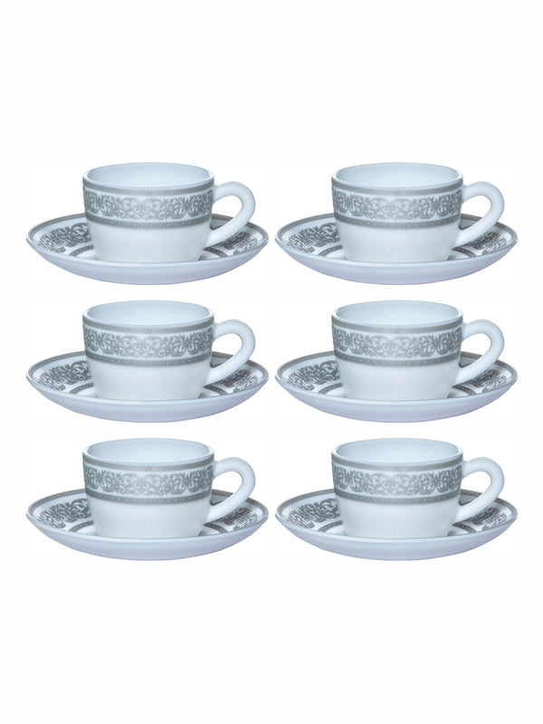 Cello Opalware Imperial Tea Set (Set of 6pcs Cup, 6pcs Saucer, 2pcs Sn –  GOOD HOMES