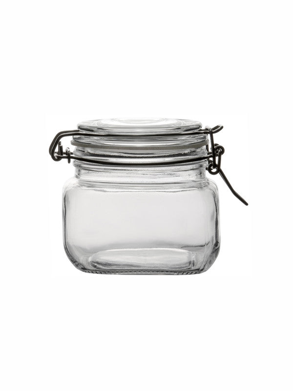 Glass Cookie Jar with Stainless Steel Airtight Lids + Marker & Labels, -  Le'raze by G&L Decor Inc