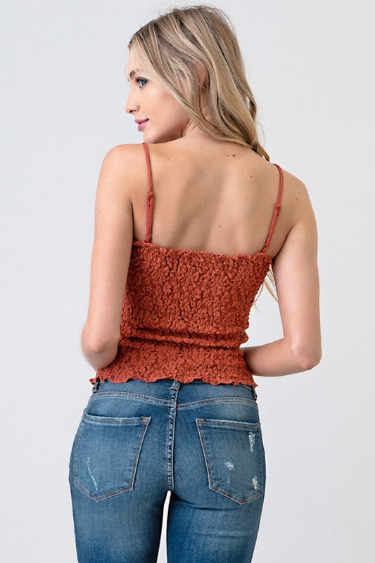 Blusa de Tirantes Terracota - Dresscode502