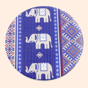 CERAMIC COASTER // BLUE ELEPHANT