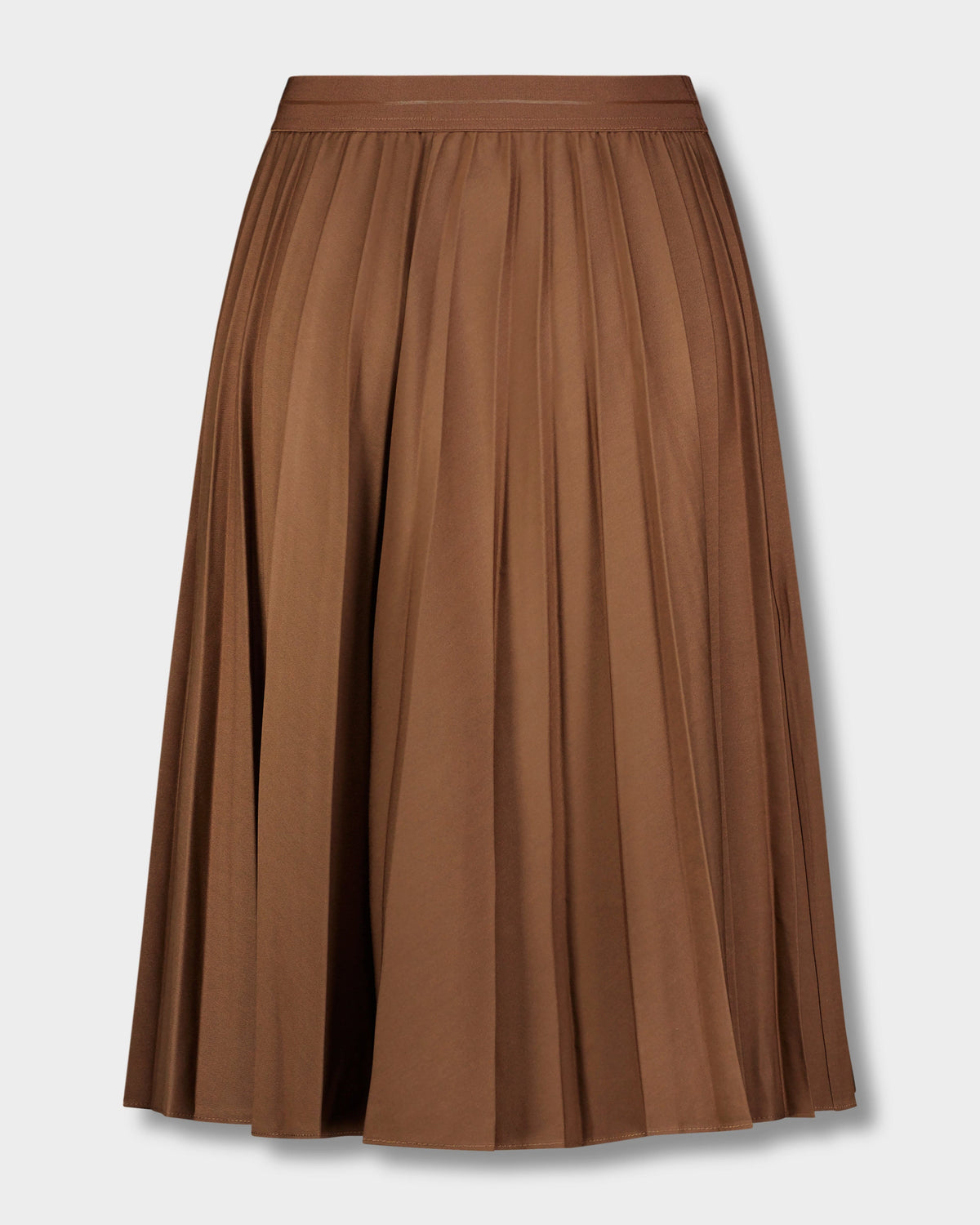 Women Brown Pleated Skirt