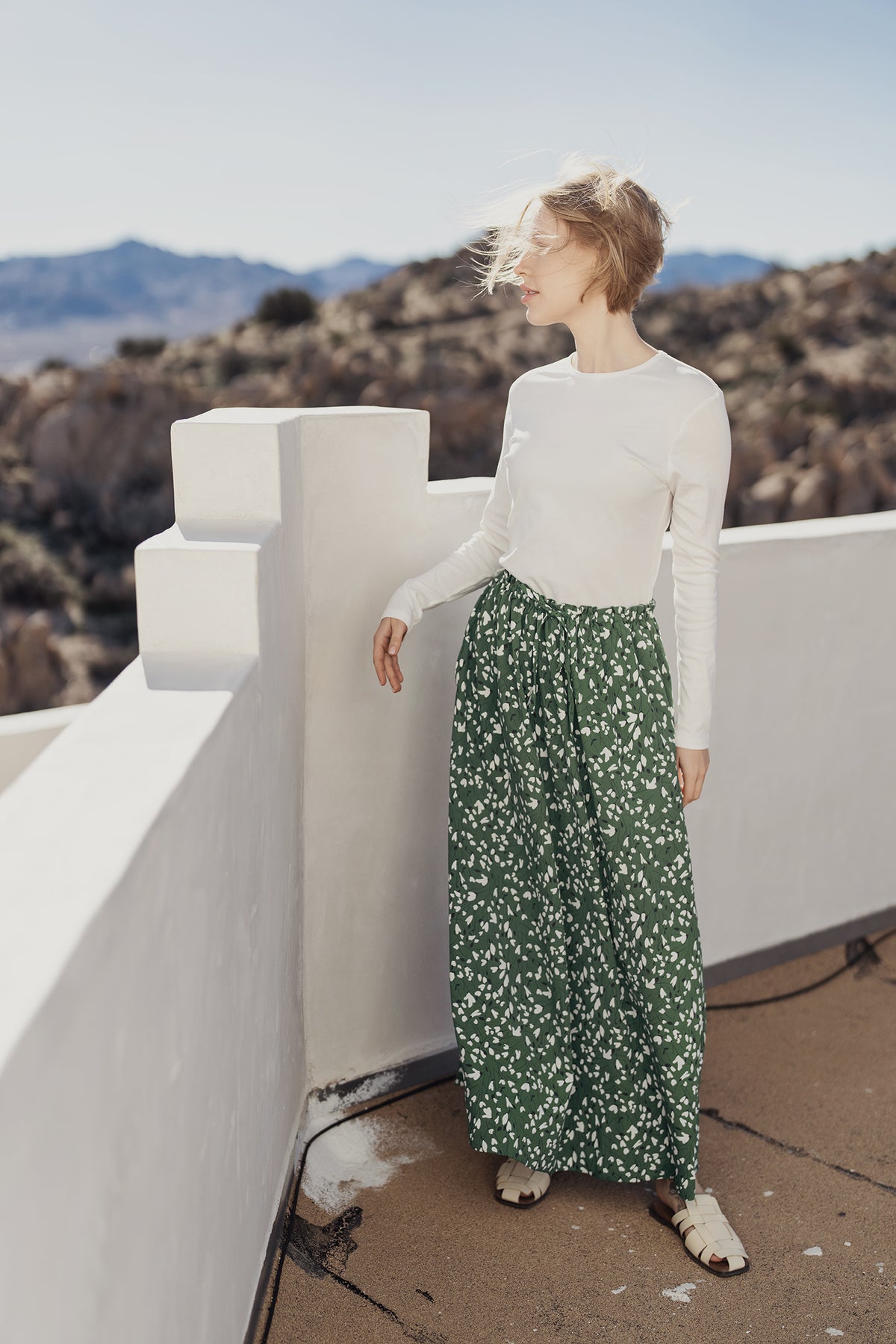 2023春夏 ENOF - / WEAR ace long ace skirt straight レディース