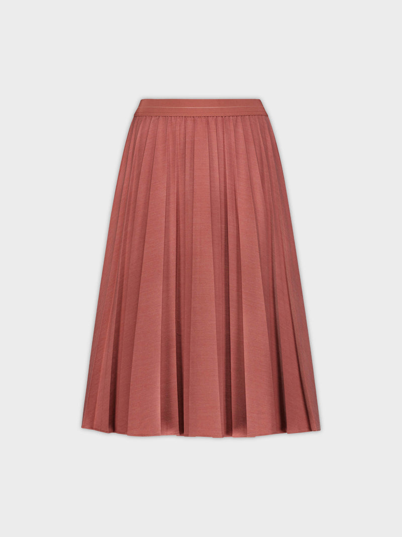 PLEATED SKIRT 26-GREEN