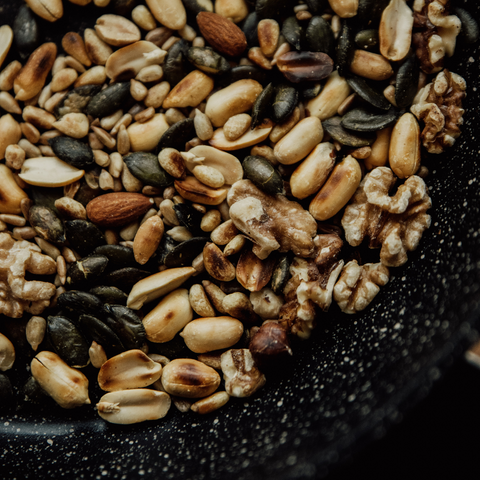 Nuts and seeds to grow stronger nails 