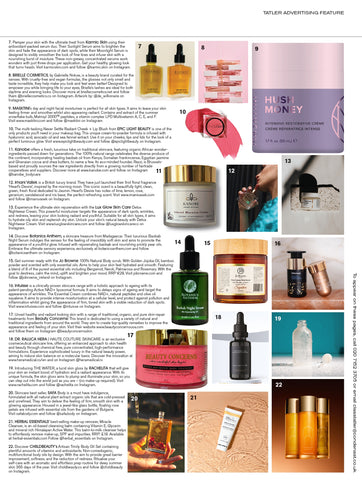 The Detox Nightwear cream featured in the September 2023 issue of Tatler UK publication
