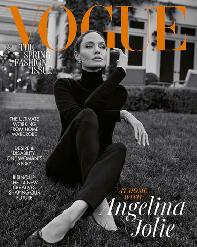 Angelina Jolie Covers The March Issue Of British Vogue