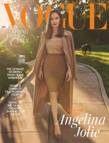 Angelina Jolie Covers The March Issue Of British Vogue