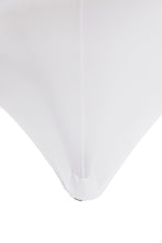 Load image into Gallery viewer, Kitchen Stretchable White Tablecloth, Stretch/Fitted Table Covers 6 Feet Indoor Outdoor Folding Table, Rectangular Spandex Cloths

