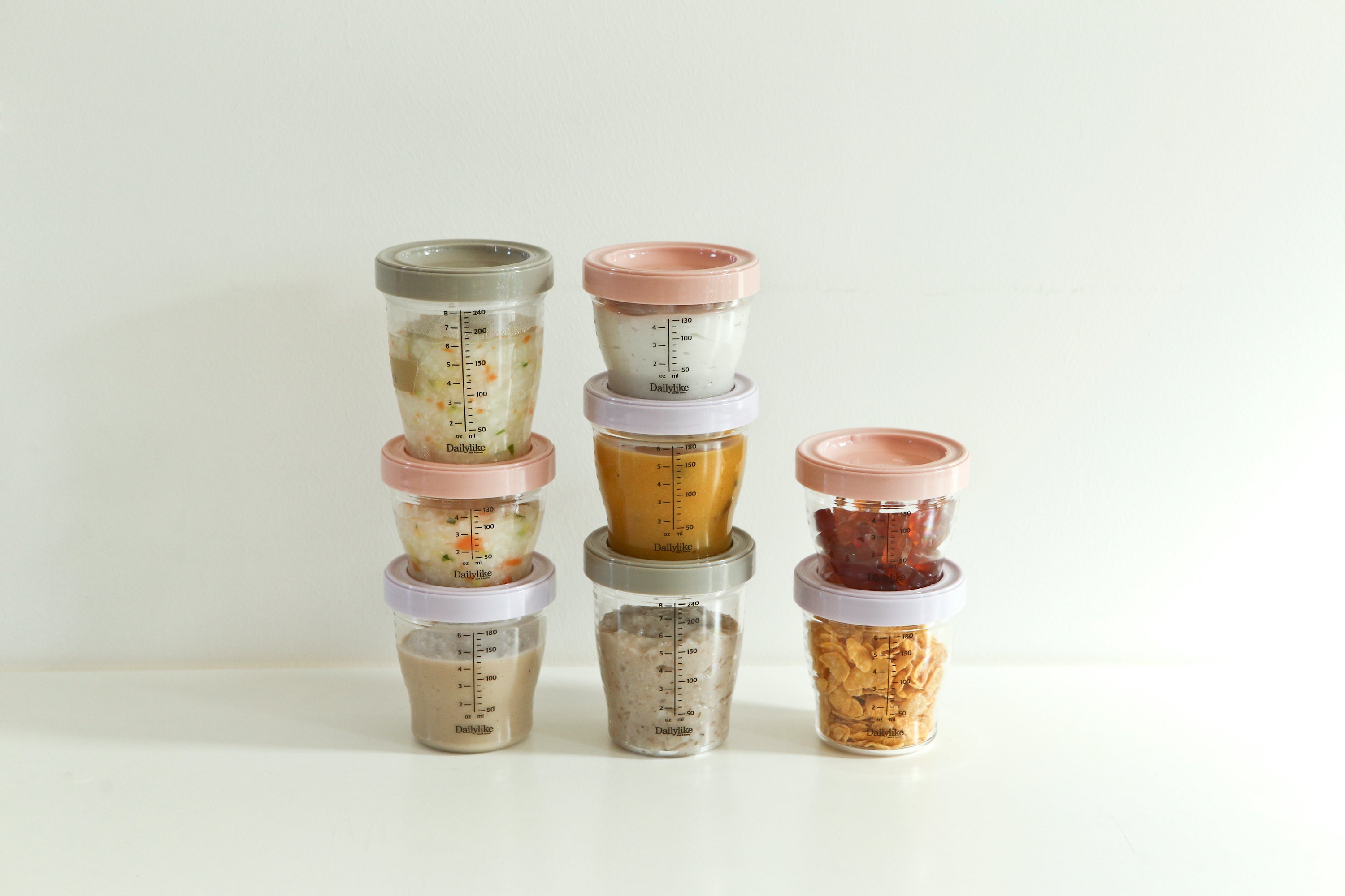 Baby shower hamper: Air tight baby food storage containers