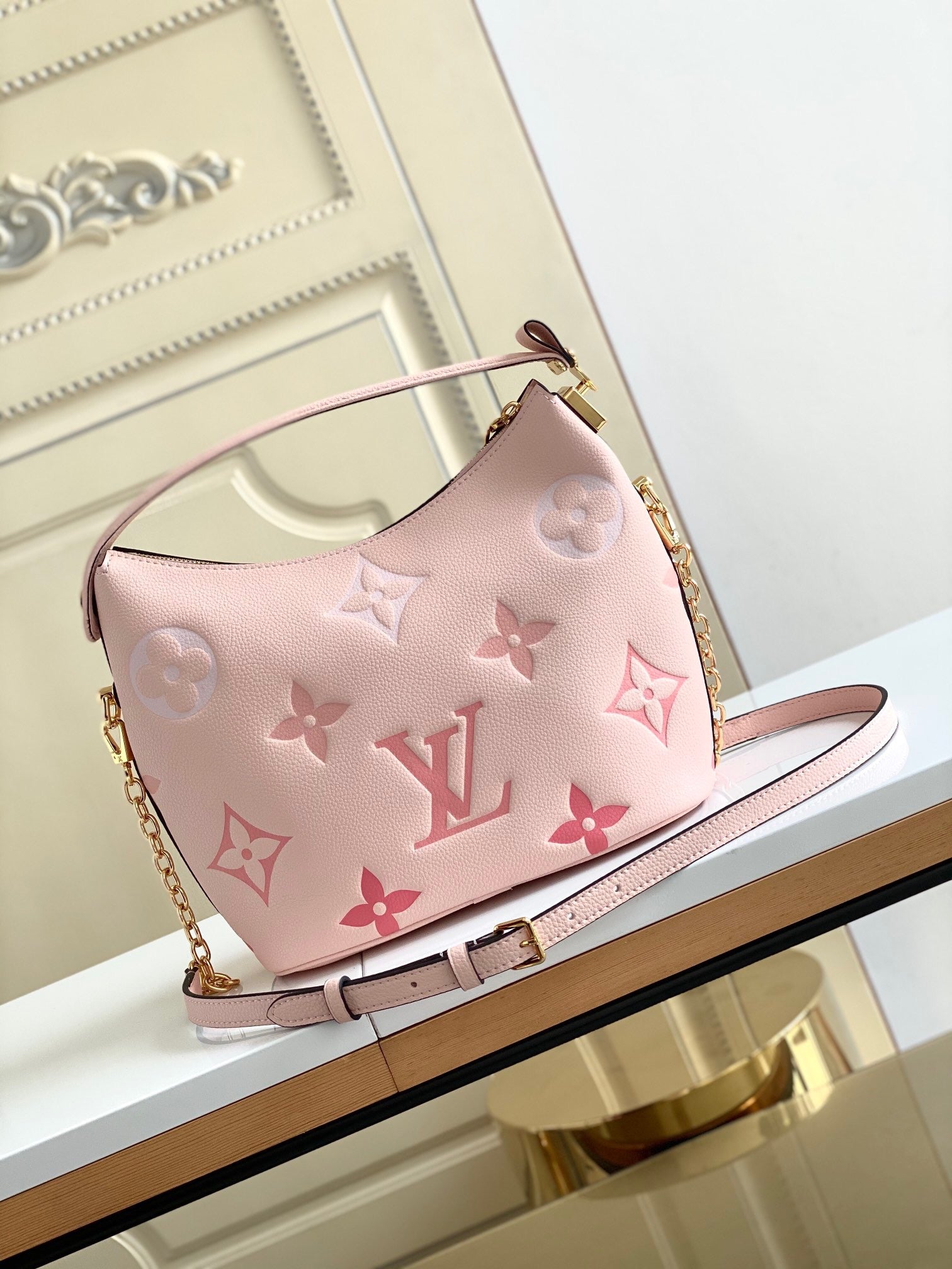 Review My Lux] Louis Vuitton Marshmallow Hobo Bag Pink (Rosebud