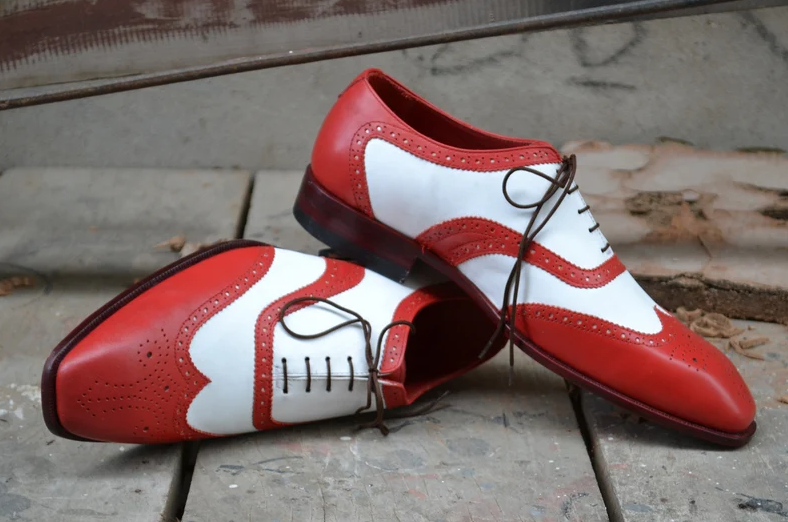 Mens Red Shoes.