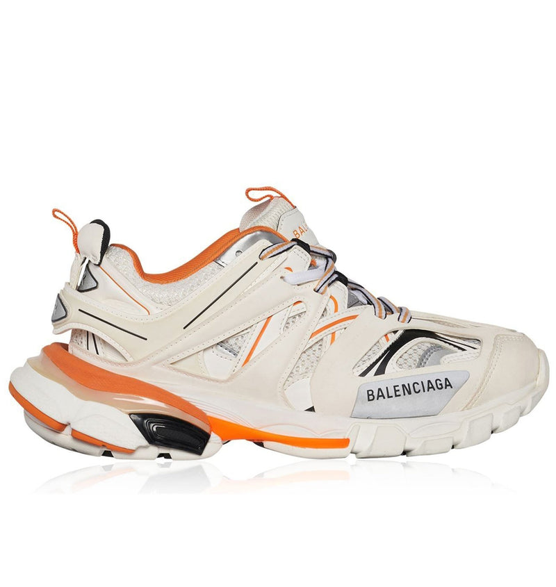 balenciaga track trainer white orange