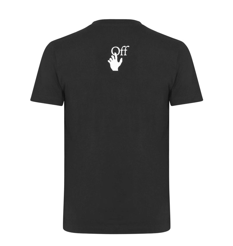 Off-White Caravaggio T Shirt Black/White - Sneaker Velocity