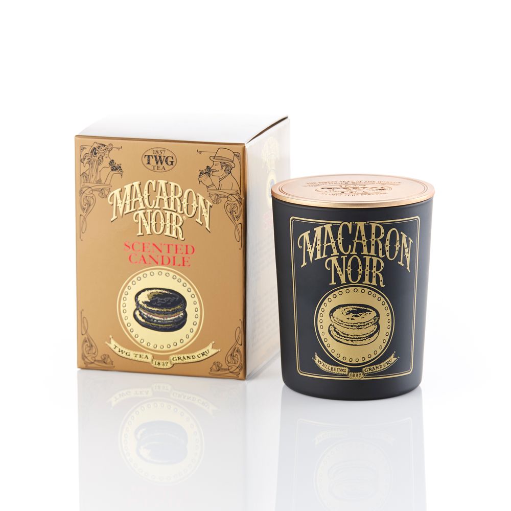 Twg Tea Tea Scented Candles Macaron Noir Twg Tea Uk