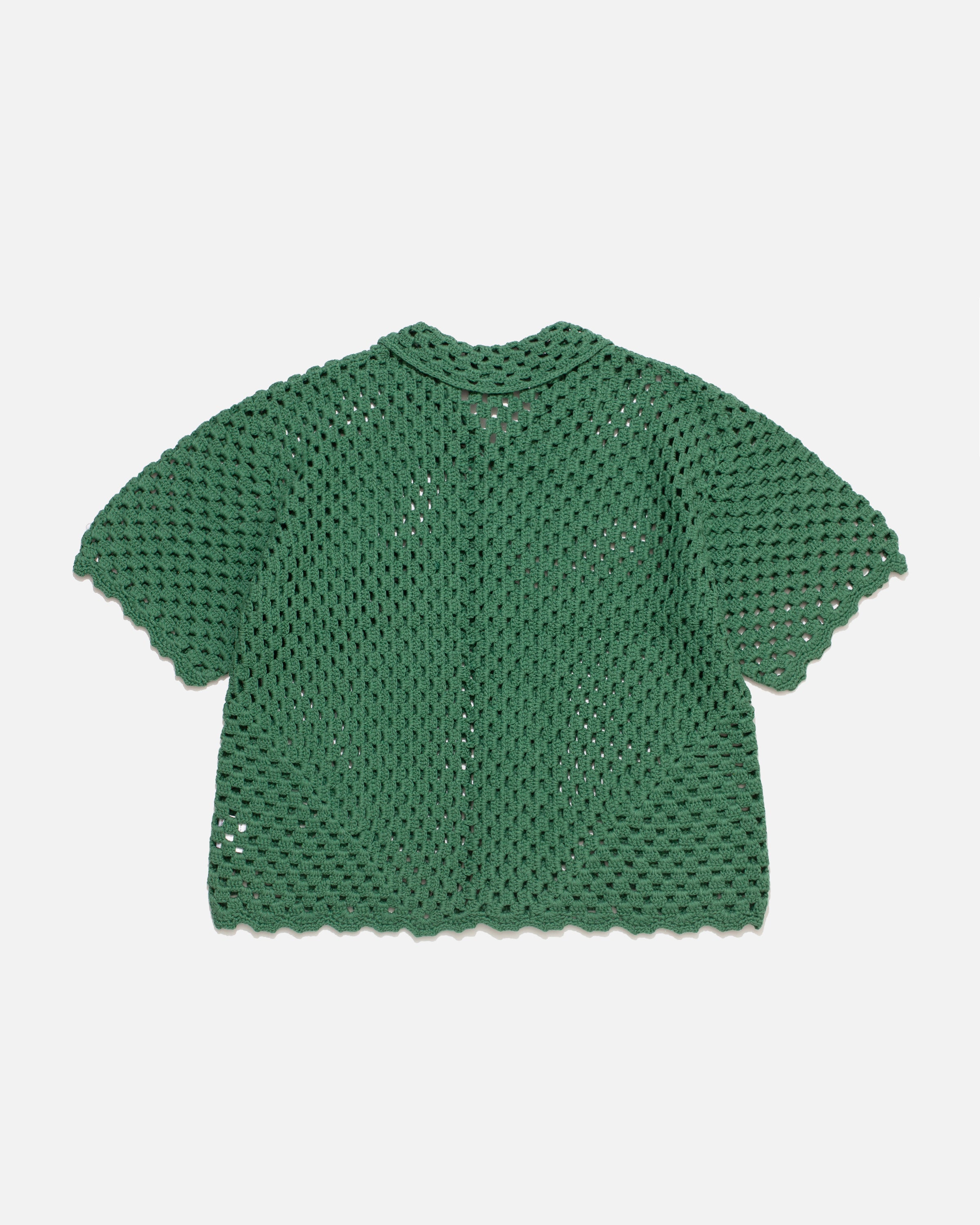 CROCHET INNER SET SHIRT グリーン 即納最大半額 - boxtotalfit.com