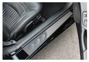 C5 Corvette Black Door Sill Guards Both Sides by Altec Fits: All 97 thru 04