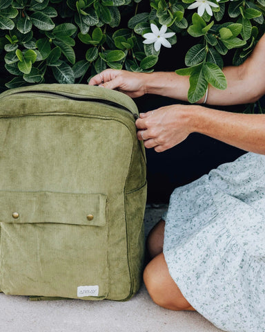 A backpack with plenty of pockets to help organise everything you need in a day. From baby bag to work bag, this versatile and casual style backpack will become your everyday essential.