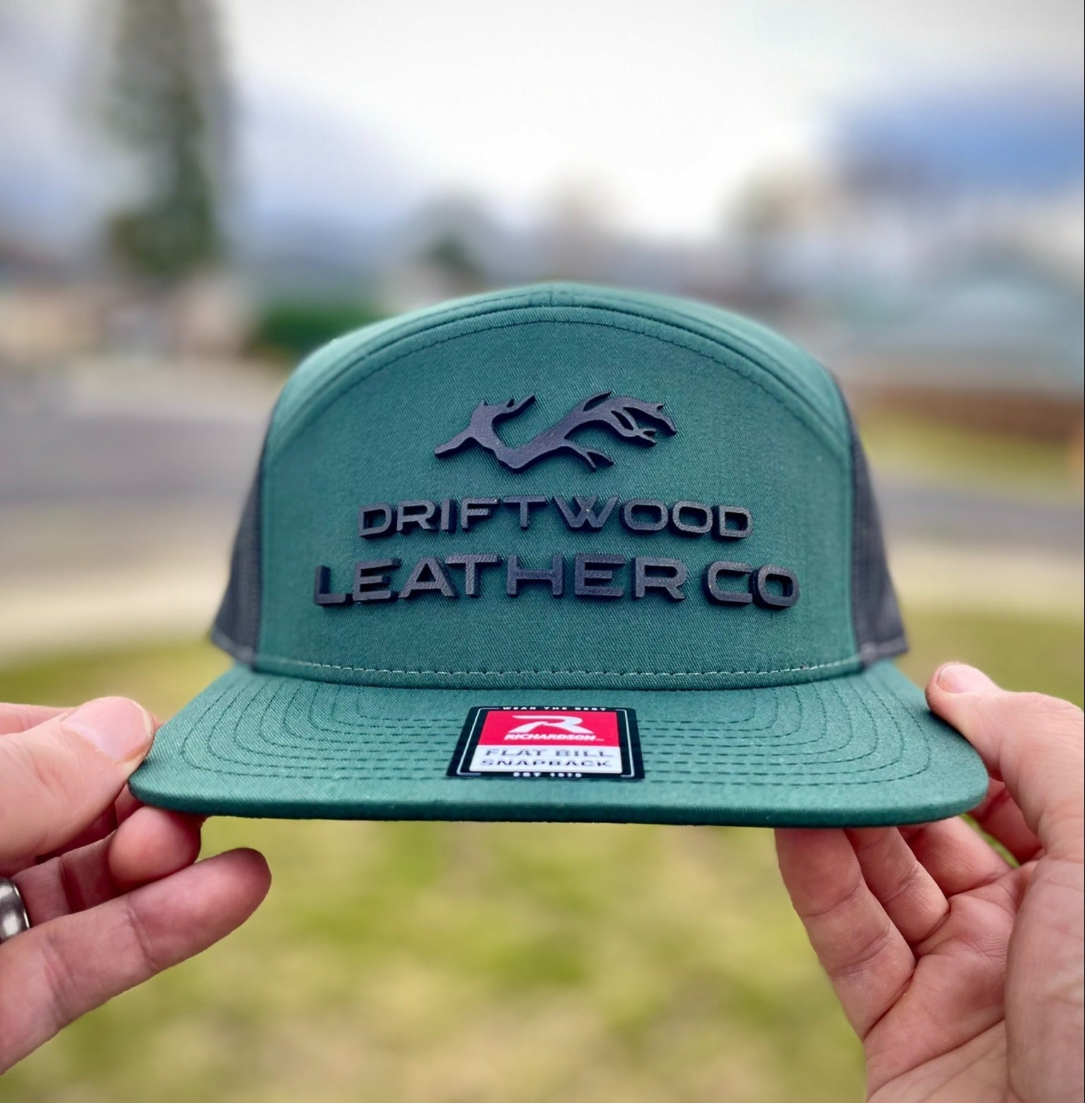 3D patch hat - forest green Richardson 168