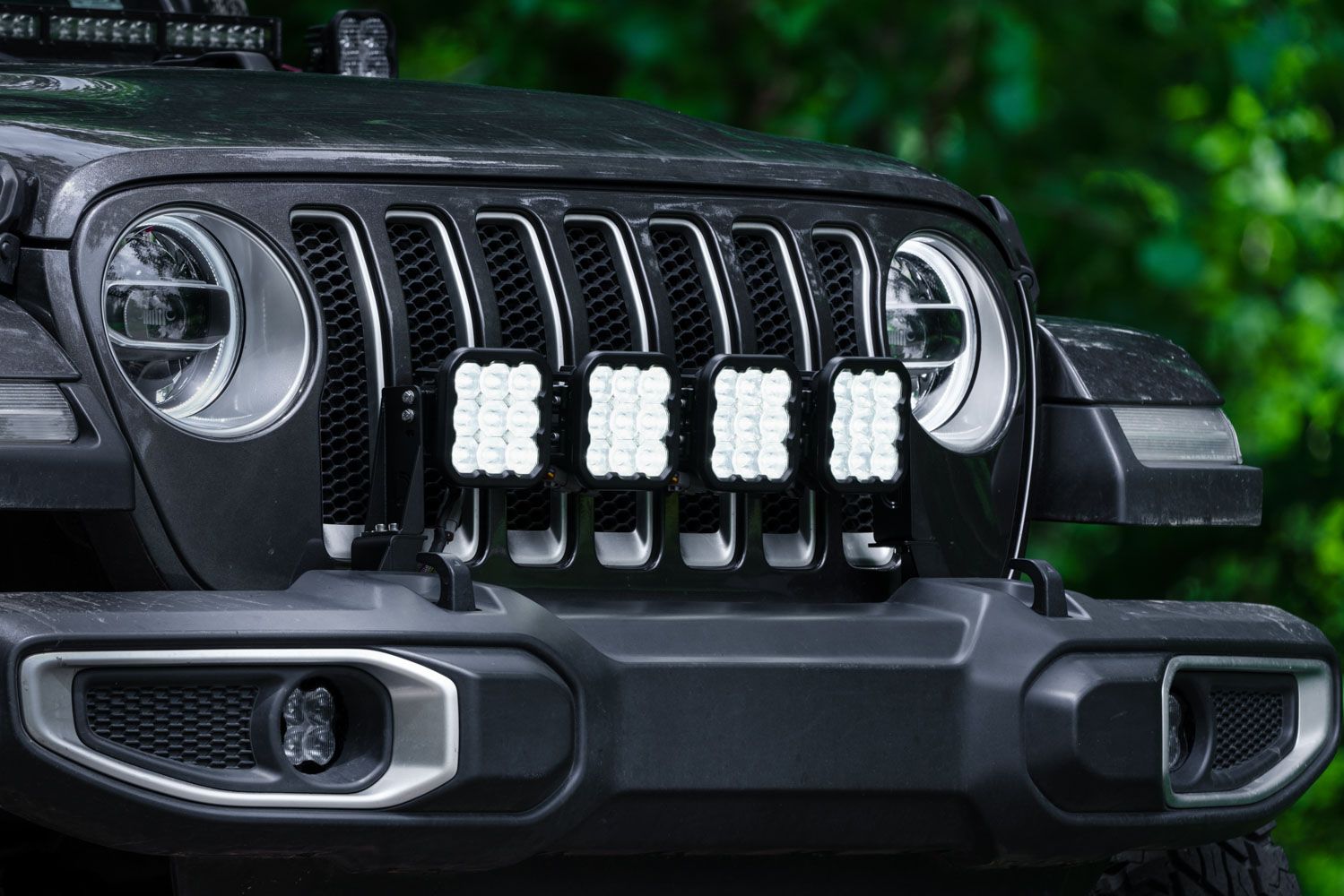 DIODE DYNAMICS | Jeep JL Wrangler 2018-2025 SS5 Grille CrossLink Lightbar Kit