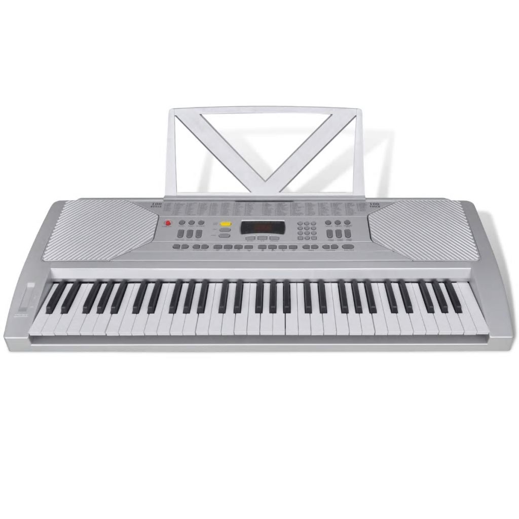 atmosfeer het laatste masker vidaXL Elektrisch keyboard met 61 toetsen en bladmuziek houder – Aventuras