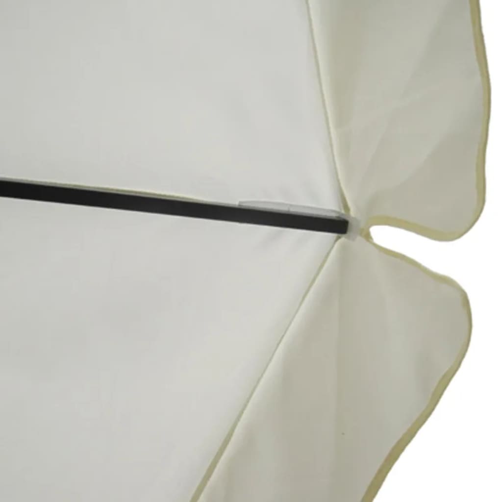tevredenheid Notitie Vertrappen Parasol met draagbare voet aluminium (wit) – Aventuras