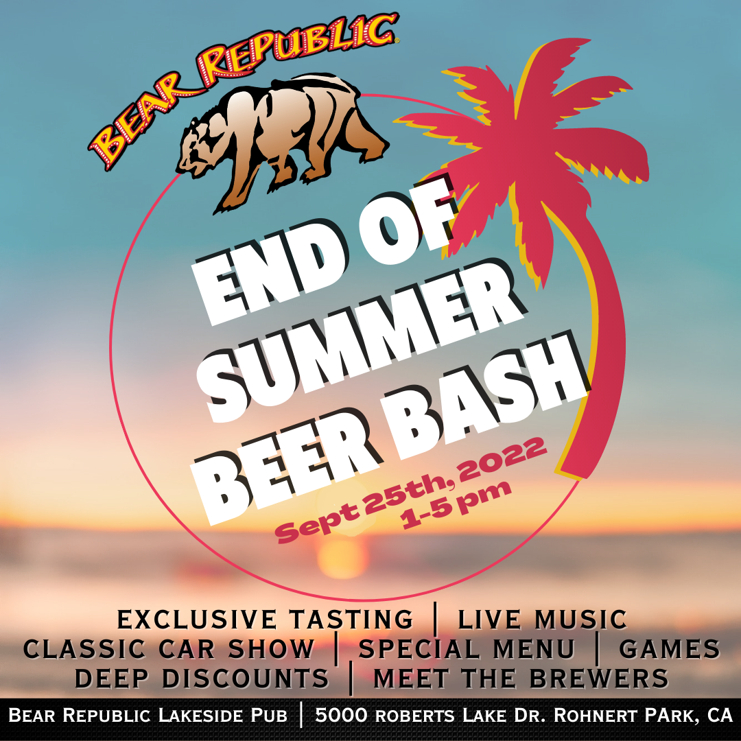 End Of Summer Beer Bash E Ticket Bear Republic Brewing Company