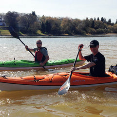 Kevin and Gaspard race start