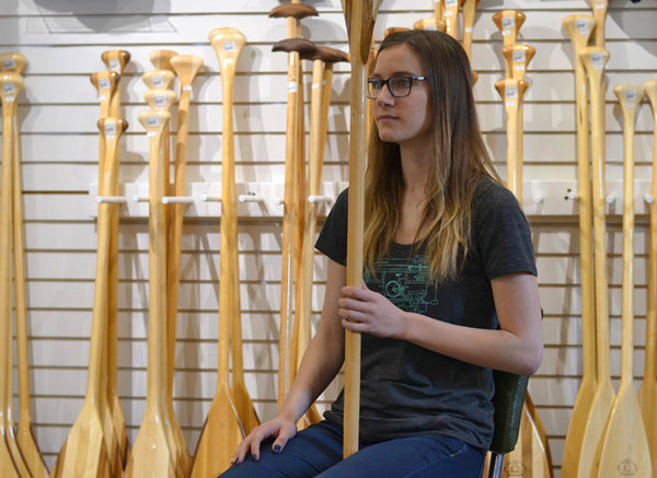 sizing a canoe paddle 