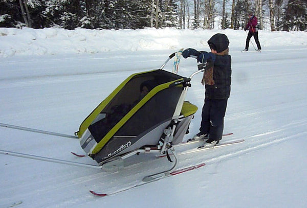 thule chariot ski kit used