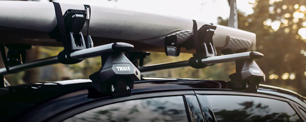 AirFlow2™ Roof Rack - Aero Crossbars - Raised, Factory Side Rails -  Aluminum -58, Paddling Accessories