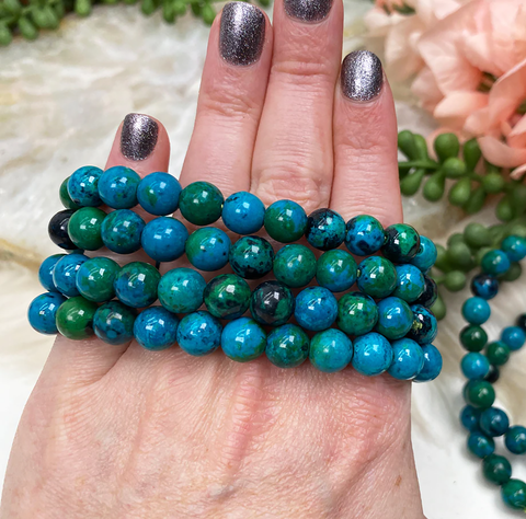 Diabetes Relief Chrysocolla Bracelets