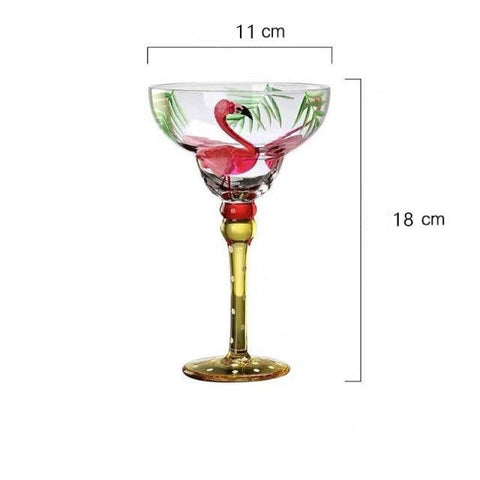 Ibiza Party Cocktail Glasses by Allthingscurated are available in 7 eclectic designs. Each cup is hand-painted and hand drawn to reflect its individual personality and creativity.