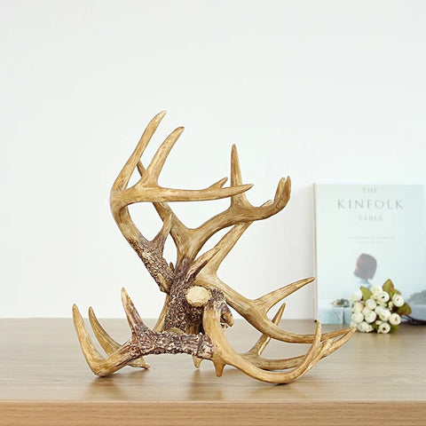 Antler Wine Bottle Holder by Allthingscurated is hand-crafted from resin and hand-painted to emulate the look of genuine antlers. Its beautiful sculptural form makes it a great gift for any occasion as well as a perfect addition for the holiday to give your winter tablescape a cabin vibe and for holding your favorite wines a the table. On its own, it’s a decorative, ornamental piece that gives a luxurious look to your mantel, tabletop or shelf. Measuring approximately 33cm or 13 inches in height, 35cm or 13.7 inches wide and a depth of 23cm or 9 inches. data-mce-fragment=
