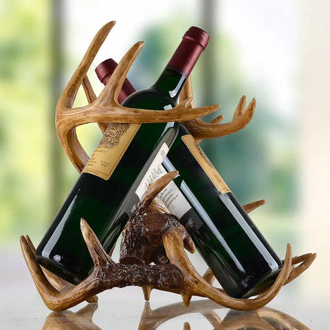 Antler Wine Bottle Holder by Allthingscurated is hand-crafted from resin and hand-painted to emulate the look of genuine antlers. Its beautiful sculptural form makes it a great gift for any occasion as well as a perfect addition for the holiday to give your winter tablescape a cabin vibe and for holding your favorite wines a the table. On its own, it’s a decorative, ornamental piece that gives a luxurious look to your mantel, tabletop or shelf. Measuring approximately 33cm or 13 inches in height, 35cm or 13.7 inches wide and a depth of 23cm or 9 inches.