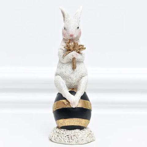 Our Regal Rabbit Family Figurines by Allthingscurated are beautifully-crafted and decorative. Made high-quality resin, these unique figurines will add a touch of elegance and whimsy to your home décor. Available in 6 designs, they are the perfect additions to your spring and Easter decorations.