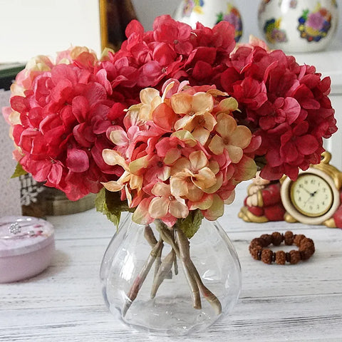 Silk Hydrangeas by Allthingscurated are made of premium quality silk that feature realistic looking flowers that are perfect for home décor and wedding venue decoration. Create a stunning display with 8 lovely colors available and add a touch of beauty and elegance to any space.