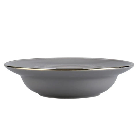 Kovan Ceramic Pasta/Soup Bowl by Allthingscurated is a stylish and functional bowl that offers versatility and practicality in usage. Perfectly sized for pasta, soups, stews, desserts and more. It’s a must-have addition to your dinnerware collection for all occasions from formal dining to everyday casual meals. Comes in gray and black.