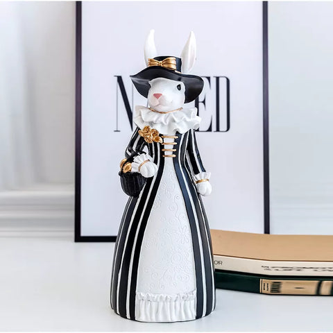 Our Regal Rabbit Family Figurines by Allthingscurated are beautifully-crafted and decorative. Made high-quality resin, these unique figurines will add a touch of elegance and whimsy to your home décor. Available in 6 designs, they are the perfect additions to your spring and Easter decorations.