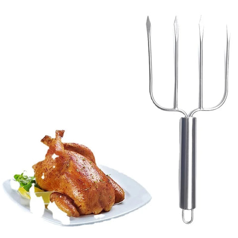 This set of 2 Turkey Lifters by Allthingscurated are crafted from stainless steel that is ergonomic in design that ensure effortless lifting and steady handling with a comfortable rounded handle. Measuring 25cm or 9.8 inches in length and 10cm or 4 inches in width.