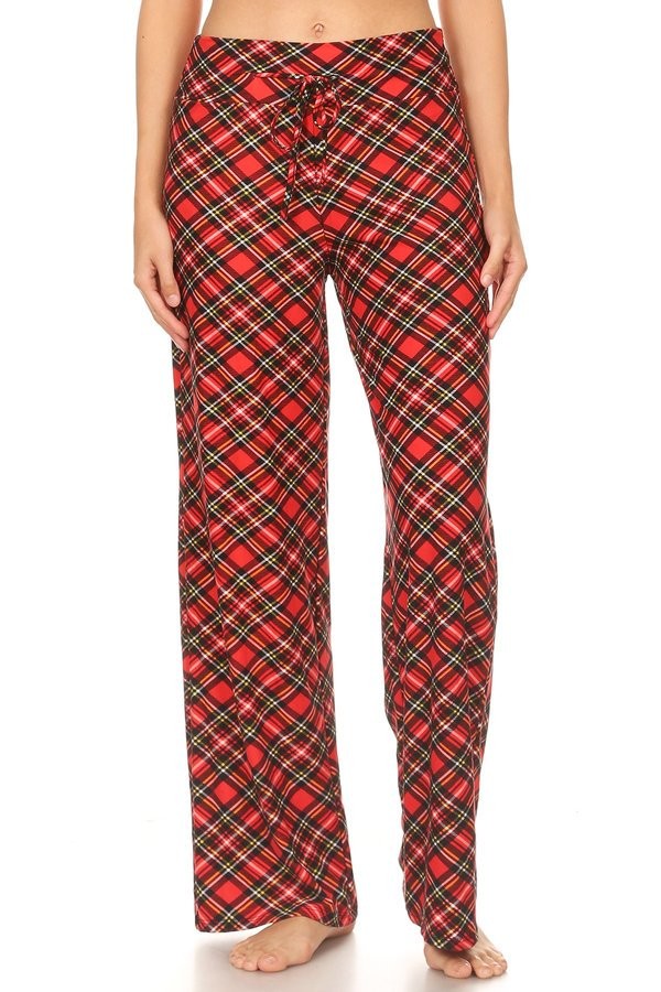 Pink & Black Checkered Comfortable Soft Lounge Pajama Pants