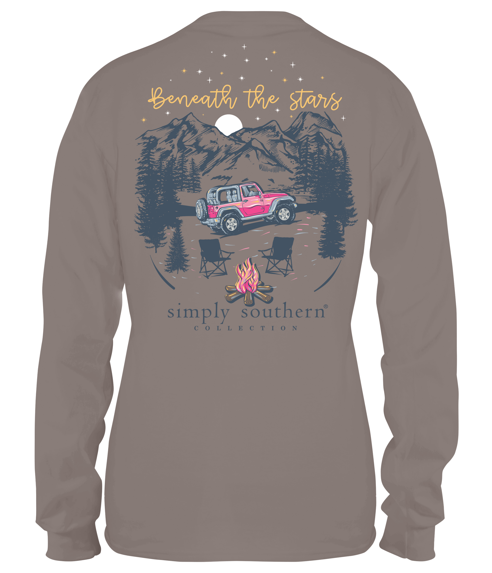 Simply Southern Large I Am In A Flip Flop State of Mind Poppy Short Sleeve  Tee by Simply Southern-The Lamp Stand
