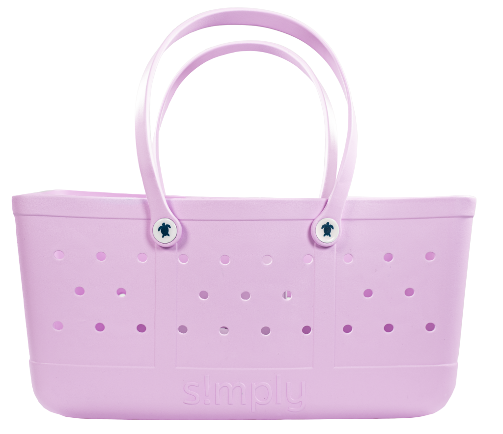 SS22- Simply Southern Tote Large (Grape)