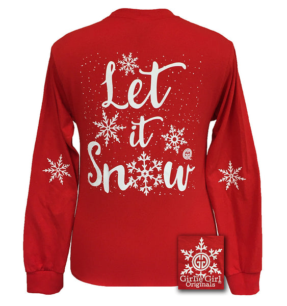 let it snow tee shirt