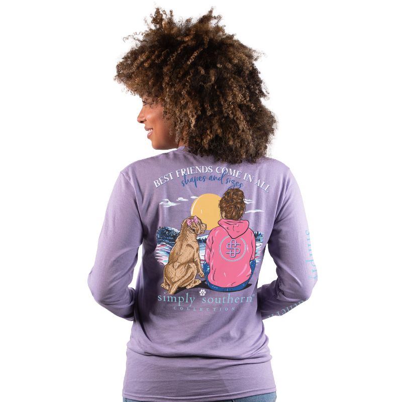 Best Friends Come In All Shapes And Sizes - Dog Lover - SS - F22 - Adult Long Sleeve