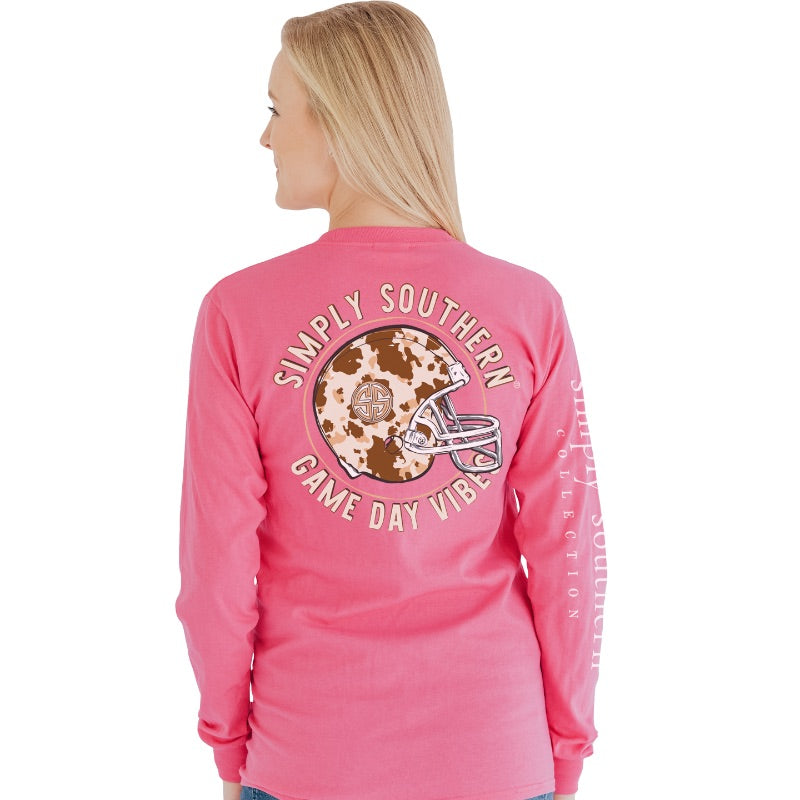 expeditie Wordt erger tragedie SALE Simply Southern Game Day Vibes Football Long Sleeve T-Shirt -  SimplyCuteTees