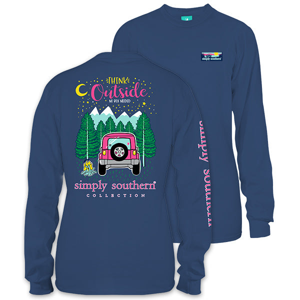Simply Southern Preppy Think Outside Jeep Long Sleeve T-Shirt ...