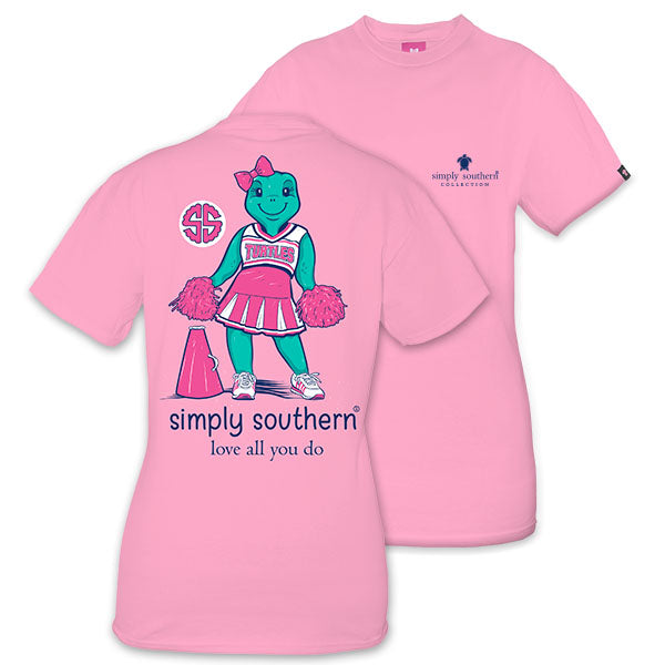 Simply Southern Preppy Cheer Pink Save The Turtles Collection T-Shirt ...