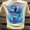 South Waters Comfort Colors The Struggle is Reel Fish Unisex Bright T Shirt