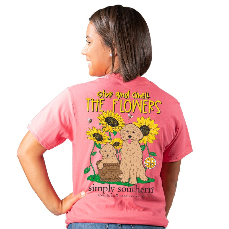 Nordamerika Deqenereret accelerator Simply Southern Preppy Stop And Smell The Flowers T-Shirt - SimplyCuteTees